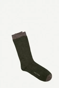 Calcetin P09 de purpurina Verde Kaki - The Nook Store