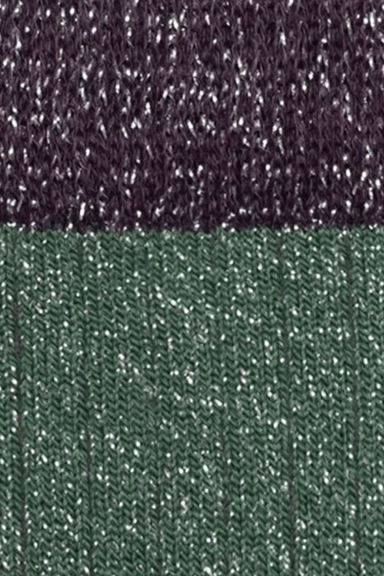 Calcetin P08 de purpurina Verde Oliva - The Nook Store