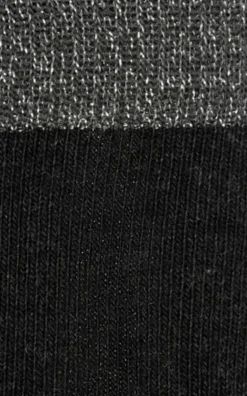 Calcetin purpurina Estrella caña corta PEC05 Negro - Gris - The Nook Store