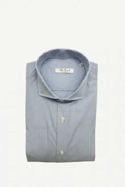 Camisa Azul Raya Fina - The Nook Store