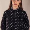 Camisa Chloe Negra Flores Pequeñas - The Nook Store