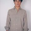 Camisa HK Cuadros Marron - The Nook Store