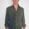 Camisa Logo Micropana 100% 2 bolsillos LO135 - The Nook Store
