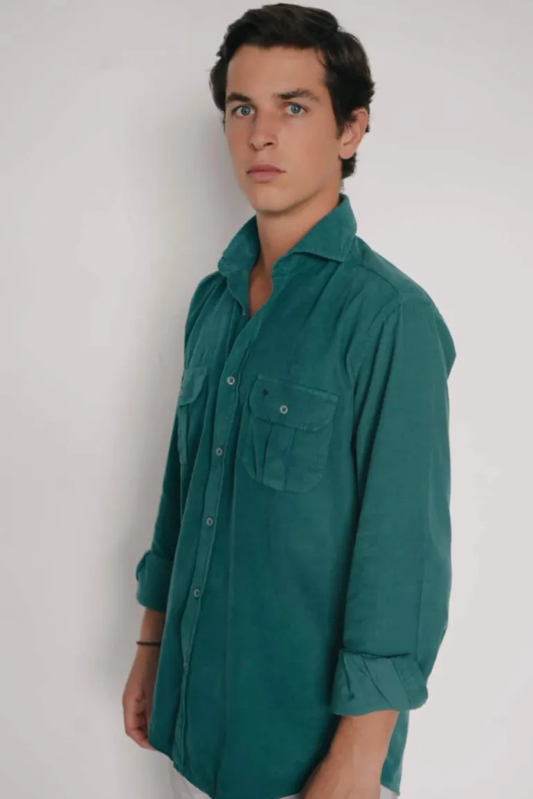 Camisa Logo Micropana 100% 2 bolsillos LO24 - The Nook Store