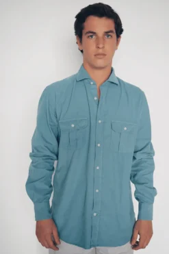Camisa Micropana 100% 2 bolsillos 180 - The Nook Store