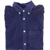 Camisa Micropana 1 bolsillo Azul Marino - The Nook Store