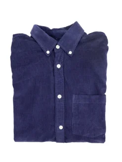 Camisa Micropana 1 bolsillo Azul Marino - The Nook Store