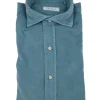 Camisa Micropana verde agua - The Nook Store