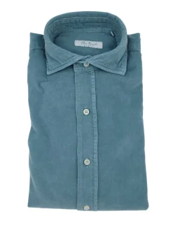 Camisa Micropana verde agua - The Nook Store