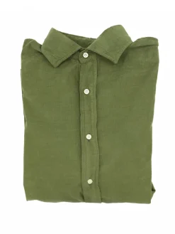 Camisa Micropana Verde Cacería - The Nook Store
