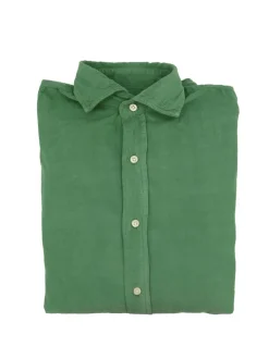 Camisa Micropana Verde Hoja - The Nook Store