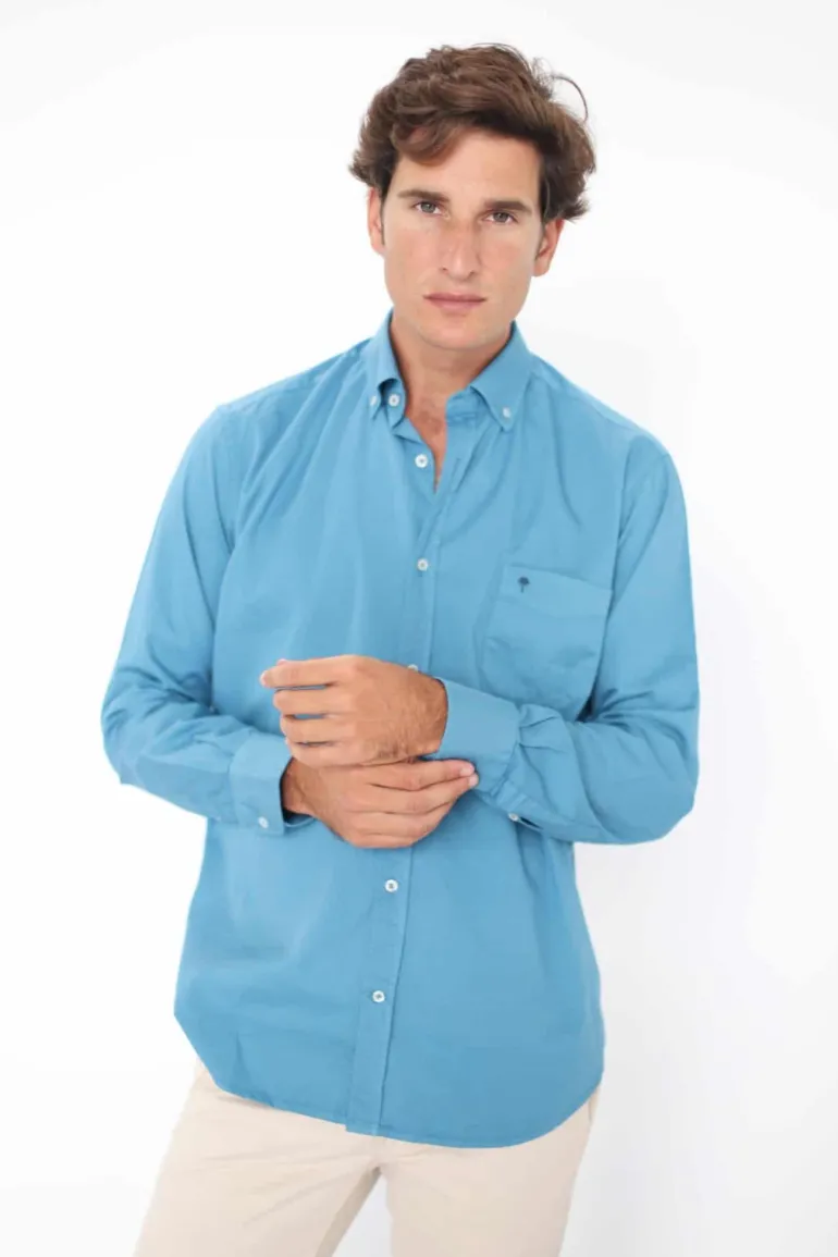 Camisa popelin 1 bolsillo CPN27 - The Nook Store