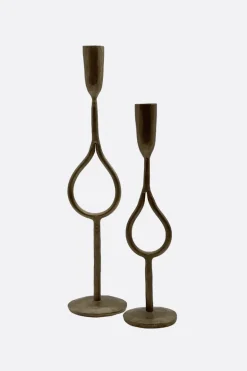 Candelabro antique brass - The Nook Store