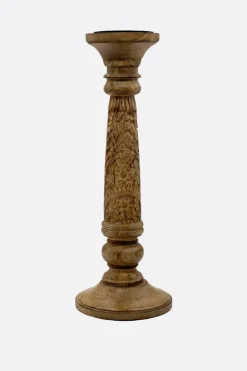 Candelabro sintra madera natural - The Nook Store