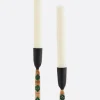 Candelabro Yute Verde - The Nook Store