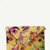 Cartera de Mano 39 Flores Kaki - The Nook Store