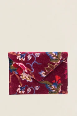 Cartera de Mano 51 Flores Vino - The Nook Store