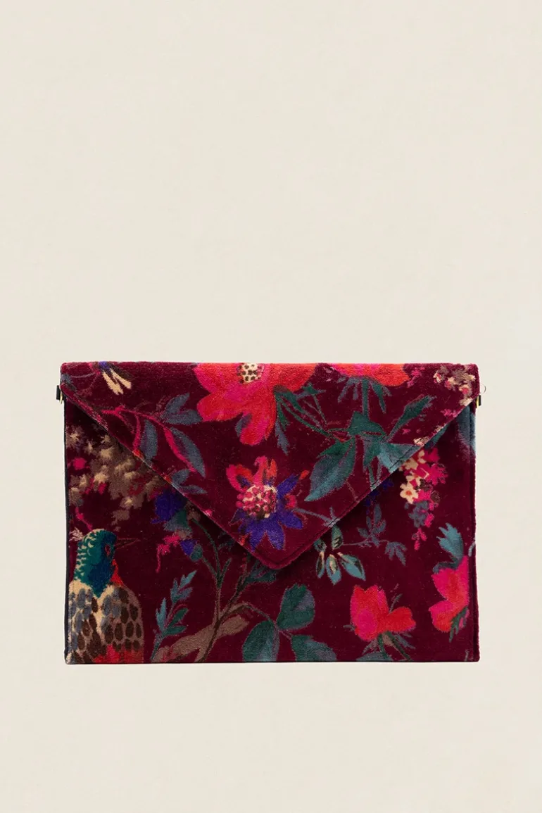 Cartera de Mano 47 Pájaros Tinto - The Nook Store