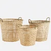 Cestas redondas de bamboo - The Nook Store