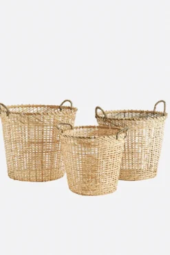 Cestas redondas de bamboo - The Nook Store