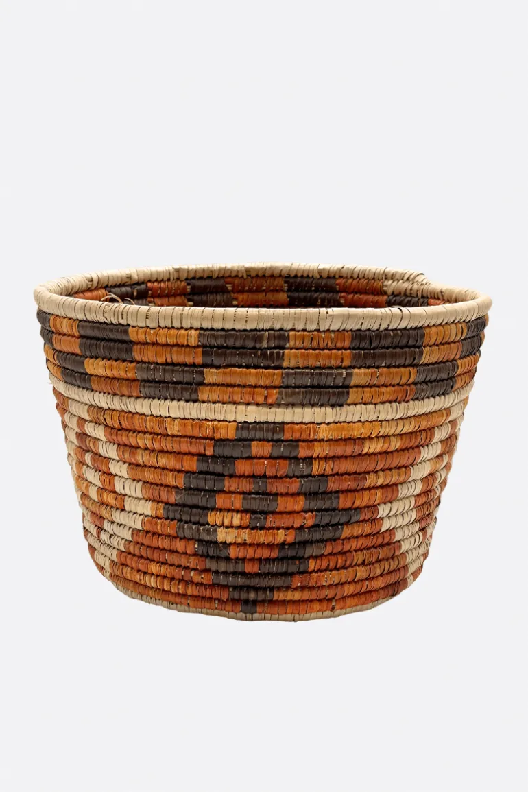 Cesto Mimbre Tricolor - The Nook Store