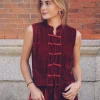 Chaleco Camille Terciopelo Teja - The Nook Store