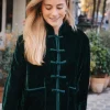 Chaqueta Camille Terciopelo Verde - The Nook Store