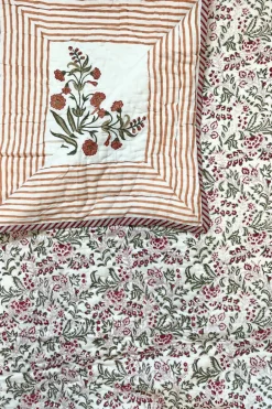 Colcha Edredón Queen 25 | Colcha estampado palmeras | The Nook