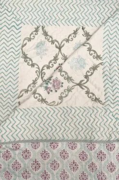 Colcha Edredón Queen 25 | Colcha estampado palmeras | The Nook