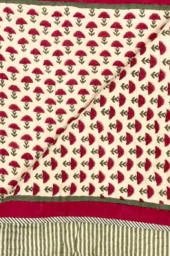 Colcha Edredón Queen 25 | Colcha estampado palmeras | The Nook
