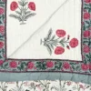 Colcha Edredón Queen 25 | Colcha estampado palmeras | The Nook