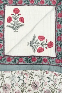 Colcha Edredón Queen 25 | Colcha estampado palmeras | The Nook