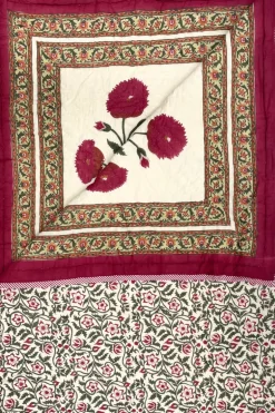 Colcha Edredón Queen 25 | Colcha estampado palmeras | The Nook