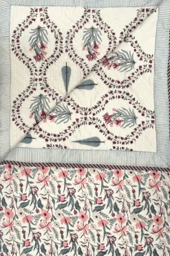 Colcha Edredón Queen 25 | Colcha estampado palmeras | The Nook