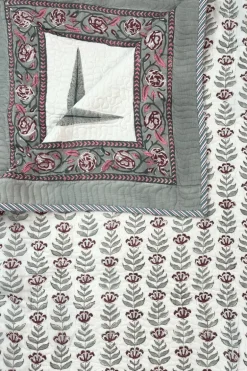 Colcha Edredón Queen 25 | Colcha estampado palmeras | The Nook