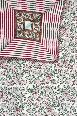 Colcha Edredón Queen 25 | Colcha estampado palmeras | The Nook