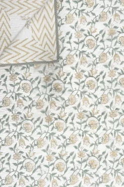 Colcha Edredón Queen 25 | Colcha estampado palmeras | The Nook