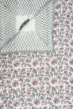 Colcha Edredón Queen 25 | Colcha estampado palmeras | The Nook