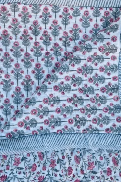 Colcha Edredón Queen 25 | Colcha estampado palmeras | The Nook