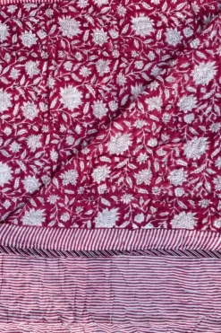 Colcha Edredón Queen 25 | Colcha estampado palmeras | The Nook