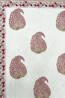 Colcha Edredón Queen 25 | Colcha estampado palmeras | The Nook