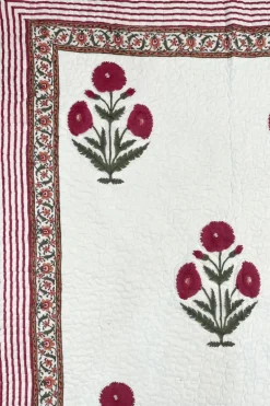 Colcha Edredón Queen 25 | Colcha estampado palmeras | The Nook