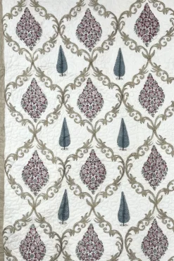 Colcha Edredón Queen 25 | Colcha estampado palmeras | The Nook