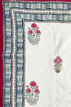 Colcha Edredón Queen 25 | Colcha estampado palmeras | The Nook
