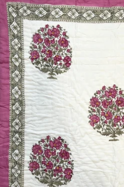 Colcha Edredón Queen 25 | Colcha estampado palmeras | The Nook