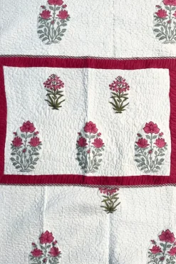 Colcha Edredón Queen 25 | Colcha estampado palmeras | The Nook
