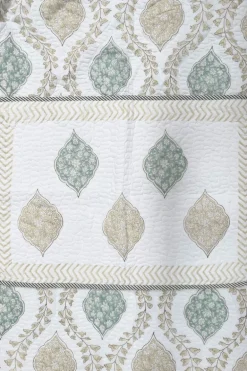 Colcha Edredón Queen 25 | Colcha estampado palmeras | The Nook