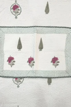 Colcha Edredón Queen 25 | Colcha estampado palmeras | The Nook