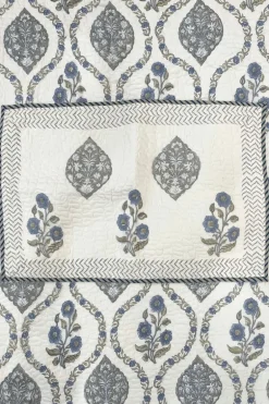 Colcha Edredón Queen 25 | Colcha estampado palmeras | The Nook
