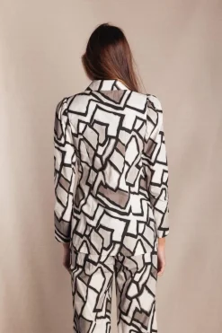 Conjunto Amelie Cuadros Blanco y Gris - The Nook Store